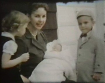 Shirley Kroeze Van Hees with baby daughter Sherry - 1960